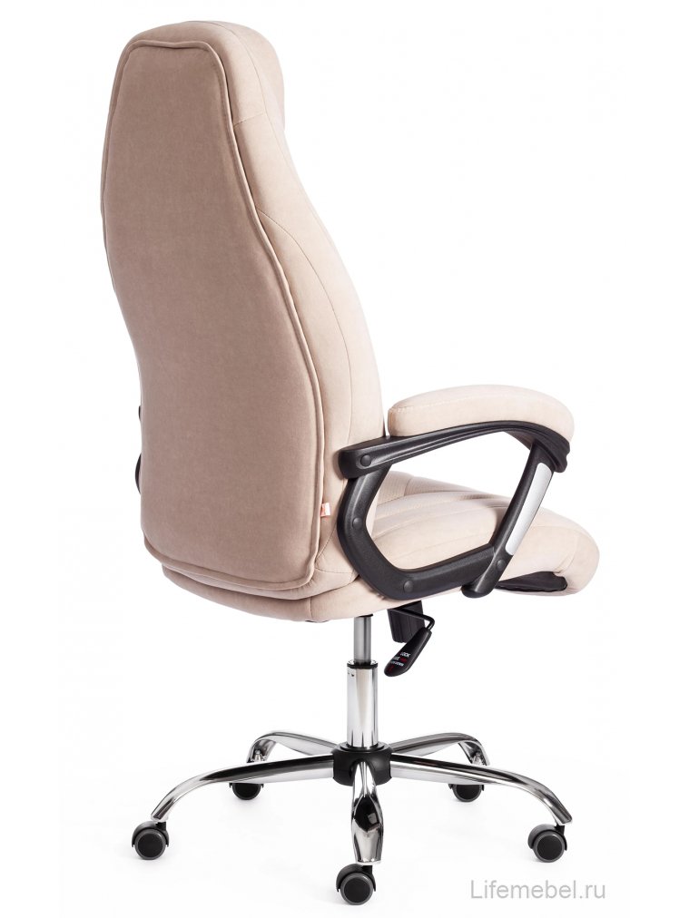 Компьютерное кресло Boss Хром бежевый / бежевый