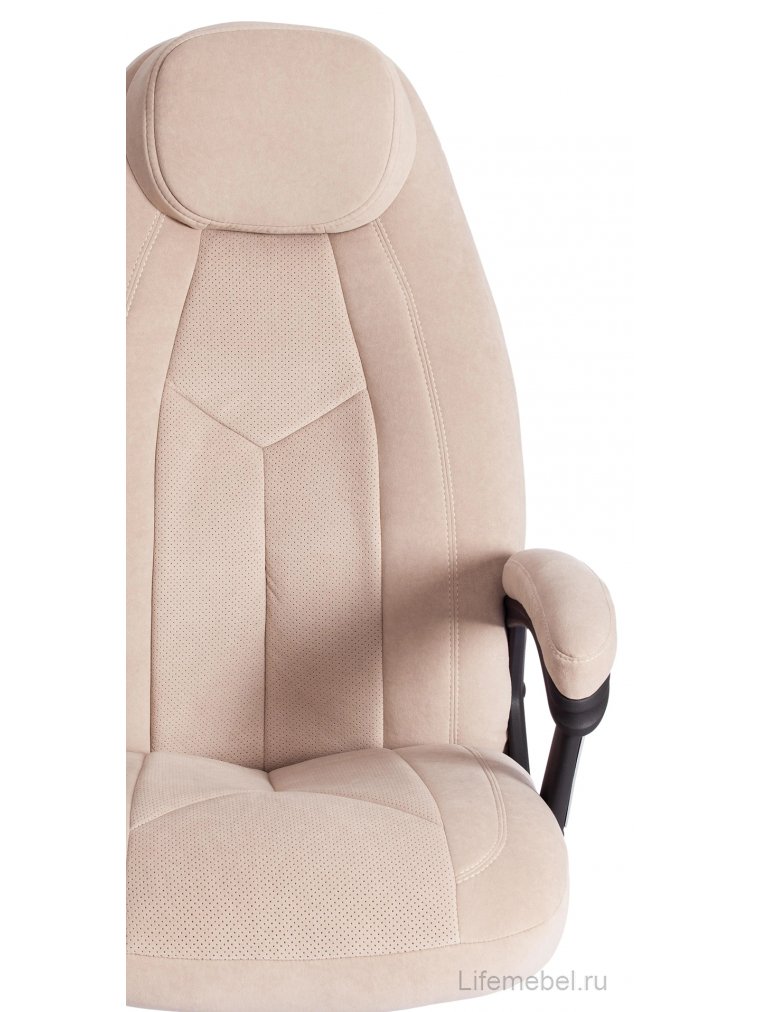 Компьютерное кресло Boss Хром бежевый / бежевый