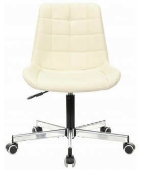 Кресло офисное Deco MG-316 серебристое / слоновая кость
