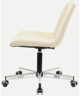 Кресло офисное Deco MG-316 серебристое / слоновая кость