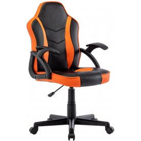 Компьютерное кресло Brabix Shark GM-203 черный / оранжевый