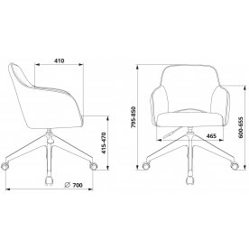 Компьютерное кресто Бюрократ CH-380GL