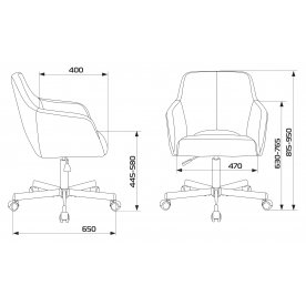 Компьютерное кресто Бюрократ CH-380M