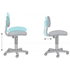 Компьютерное кресло Бюрократ CH-W201NX