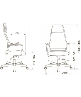 Компьютерное кресло Бюрократ KB-5M