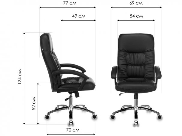 Компьютерное кресло Бюрократ T-9908AXSN-AB черное