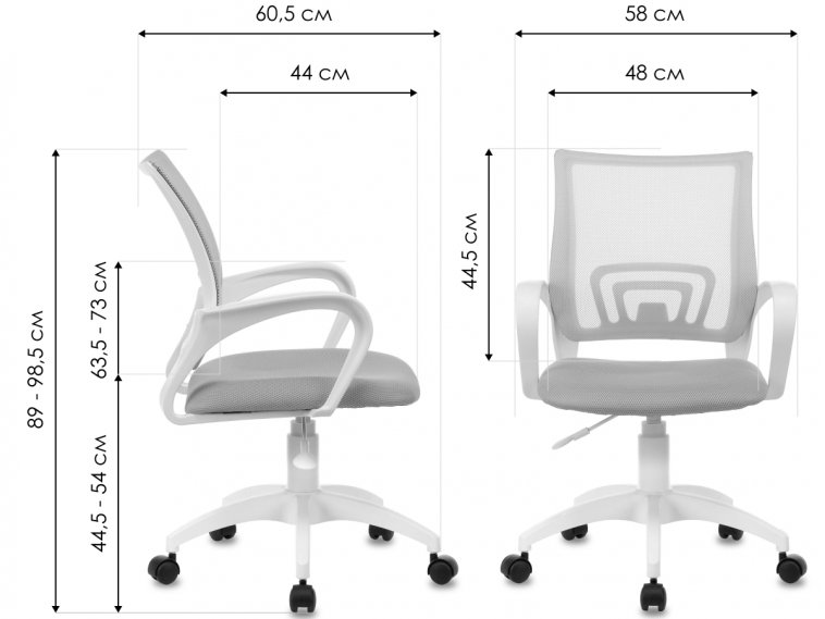 Компьютерное кресло CH-W695NLT розовое TW-06A / TW-13A