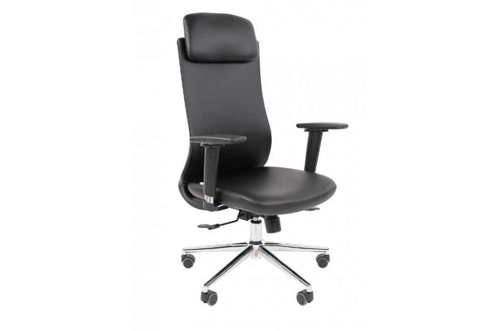 Компьютерное кресло Chairman 500LUX экокожа черный