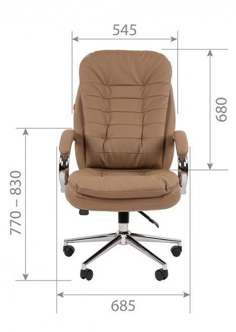 Компьютерное кресло Chairman 795 экокожа бежевый