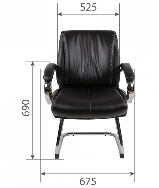Компьютерное кресло Chairman CH423V экокожа / черный