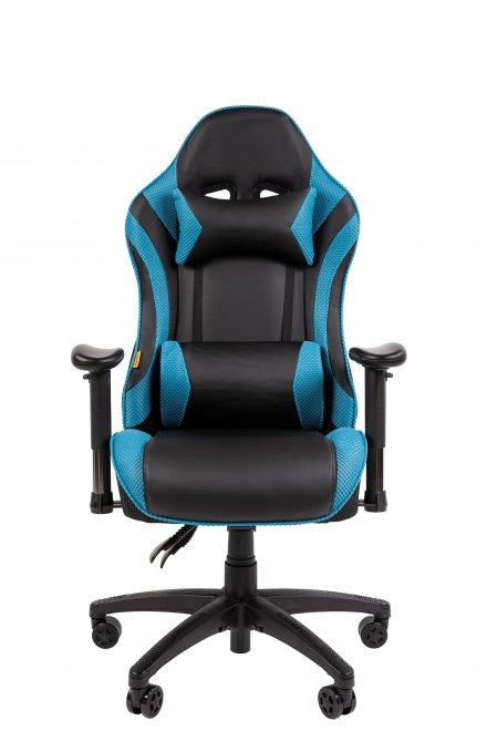 Компьютерное кресло Chairman CH43 экокожа черно-бирюзовый