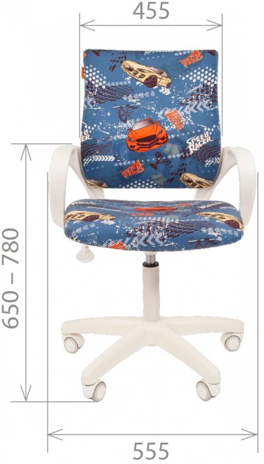 Компьютерное кресло Chairman Kids 103 машинки