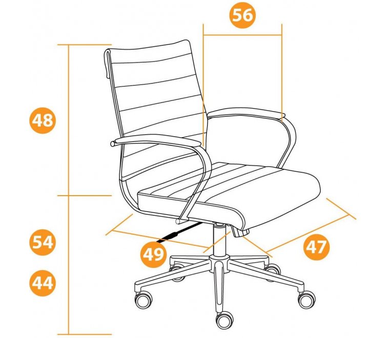 Компьютерное кресло City-Low черное