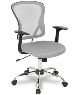 Компьютерное кресло College H-8369F серый / хромированный