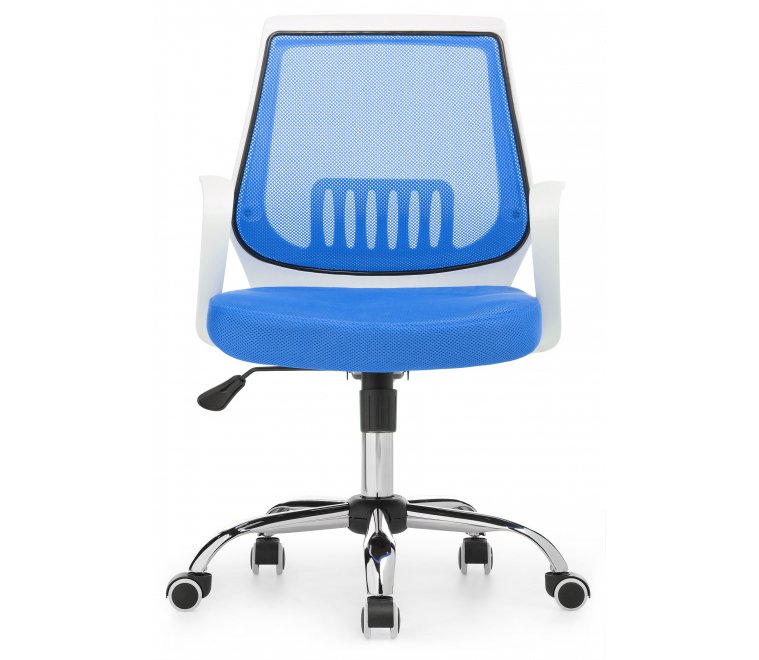 Компьютерное кресло Ergoplus белое / голубое