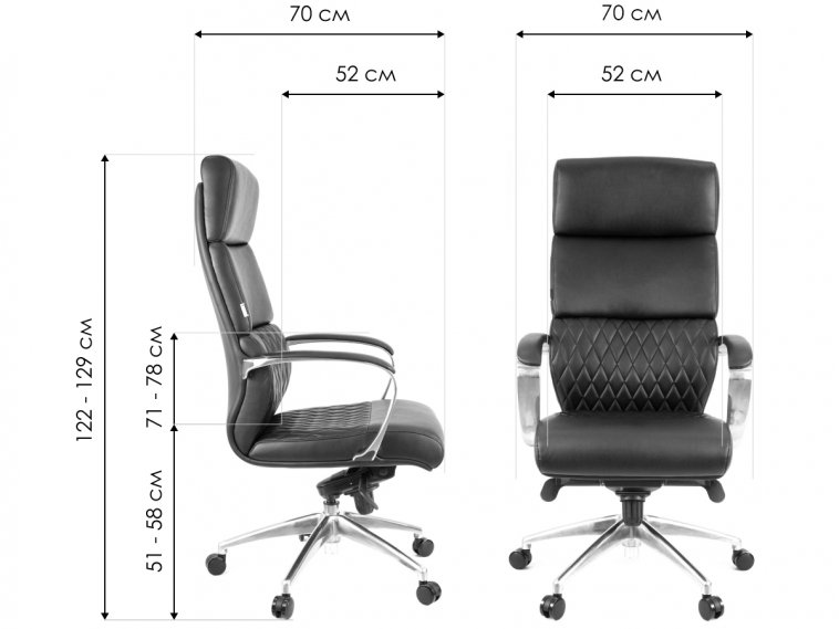 Компьютерное кресло Everprof President черное
