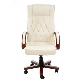 Компьютерное кресло Grandi кремовое