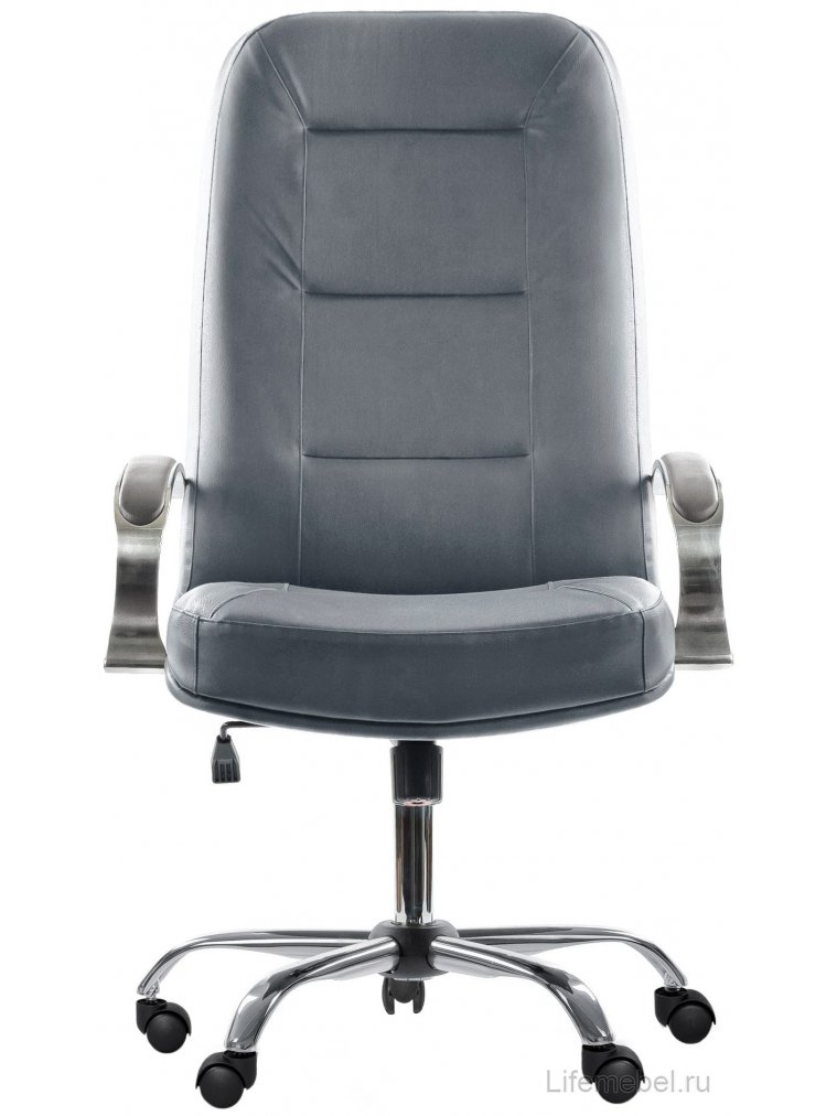 Компьютерное кресло Сенатор 2 серый велюр daily 900 / хром