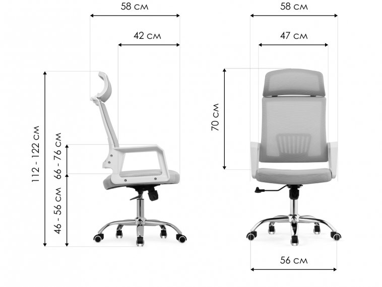 Компьютерное кресло Klit light gray