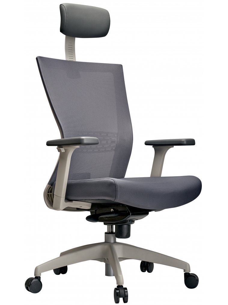 Компьютерное кресло Airex AIRE-101W серое