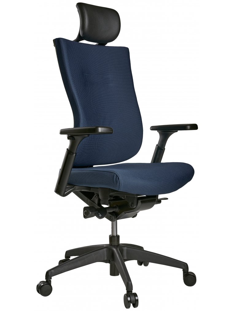 Компьютерное кресло Tone-F01B темно-синее