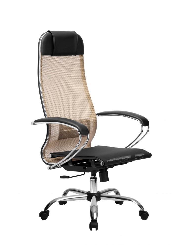 Компьютерное кресло МЕТТА-4 золотой ротанг