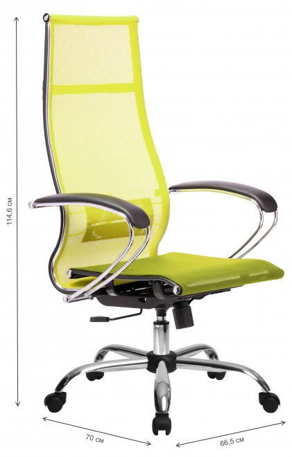 Компьютерное кресло МЕТТА-7 лайм / лайм