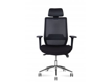 Компьютерное кресло Mono black chrom
