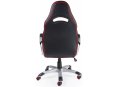 Компьютерное кресло Мустанг Х CX0496H black red серый пластик / экокожа черная / красная строчка