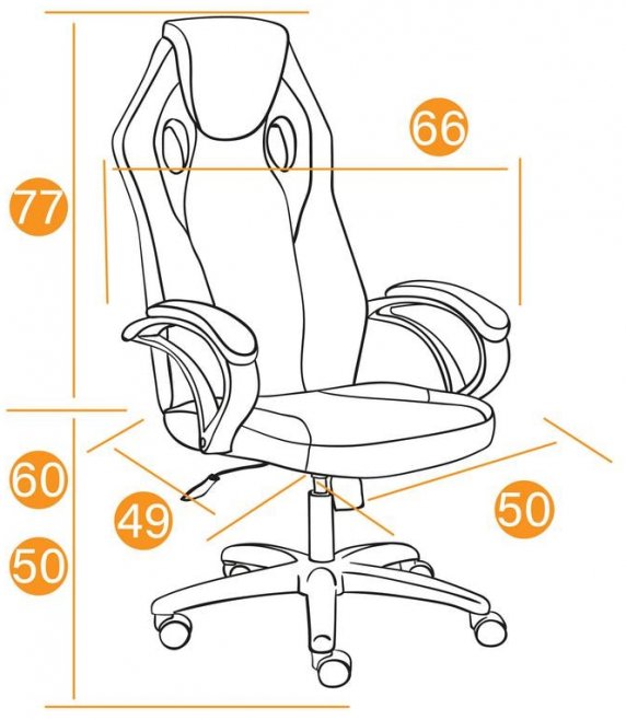 Компьютерное кресло Racer GT Military серый / серый TW 12