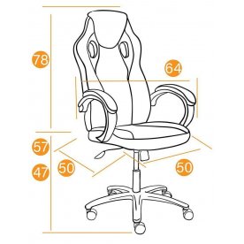 Компьютерное кресло Racer GT new