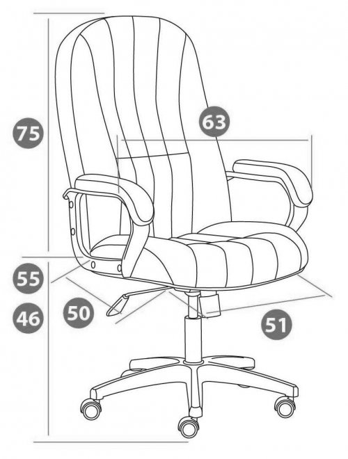 Компьютерное кресло СН888 22 серый