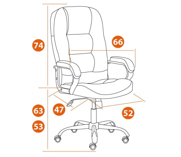 Компьютерное кресло СН9944 22 черный / хром