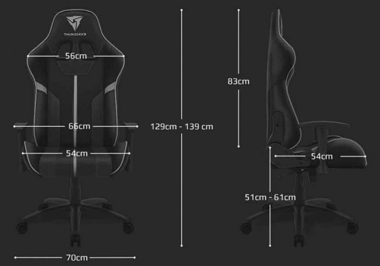 Компьютерное кресло ThunderX3 BC3 Classic black-red air