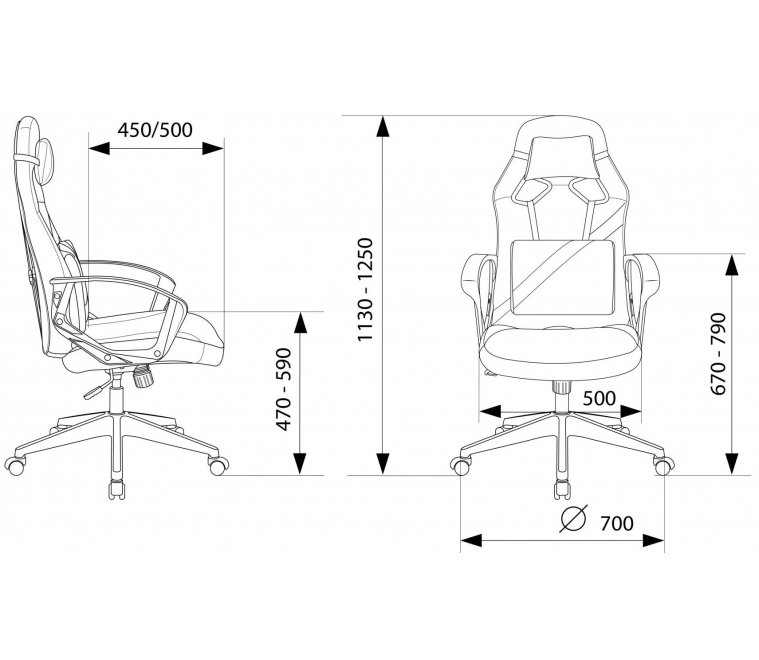Компьютерное кресло Zombie 300 черное