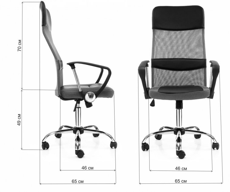 Компьютерное кресло ARANO черное