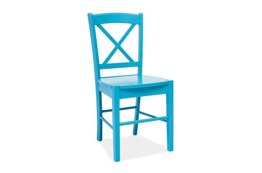 Деревянный стул CD-56 синий