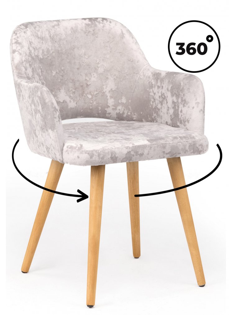 Деревянный стул Эолин 360 латте (simple 008) / светлое дерево