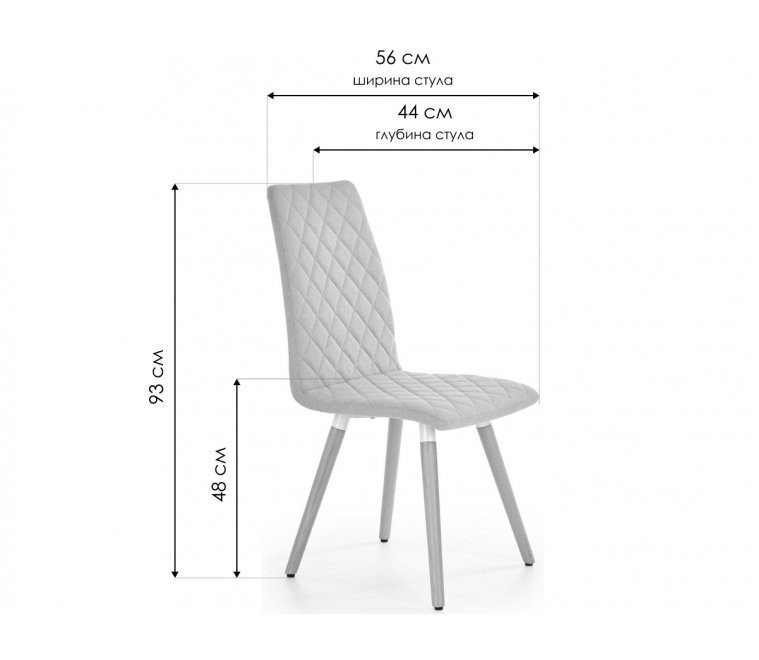 Деревянный стул K282 бежевый