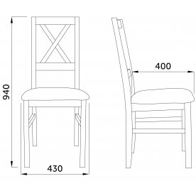 Деревянный стул Nilo