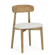 бежевая рогожка / светлое дерево