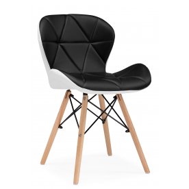 Деревянный стул PC-027 black / white