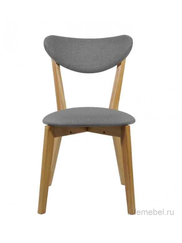 Деревянный стул Brando 130 серый / дуб
