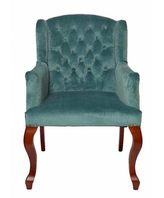 Кресло PJC591-PJ635 изумрудный велюр