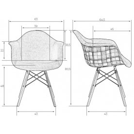 Кресло 620PP-009LMZL Daw Monica
