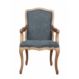 Мягкий стул с подлокотниками Wallis Blue