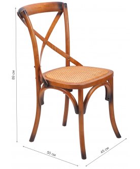 Деревянный стул Cross back