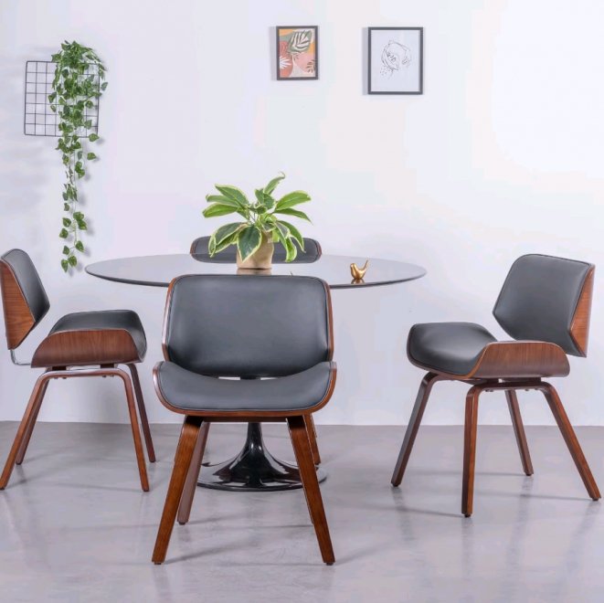 Стул Harmony Echo черный / коричневый