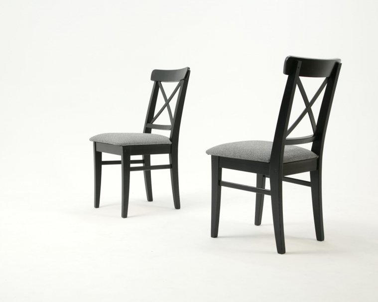 Деревянный стул Ингольф ПМ черный / графит