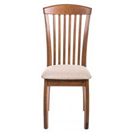 Стул JIN D-838 дуб / светлая рогожка